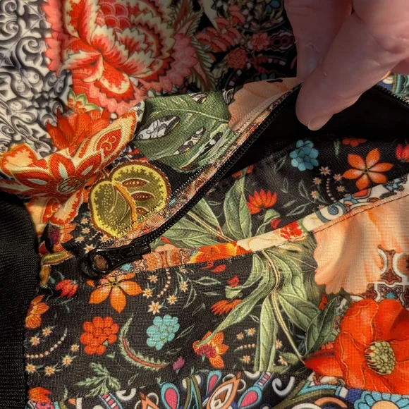 Farm rio Adidas Jardim Agharta Zip Up Track Jacket Size Large - Picture 16 of 17